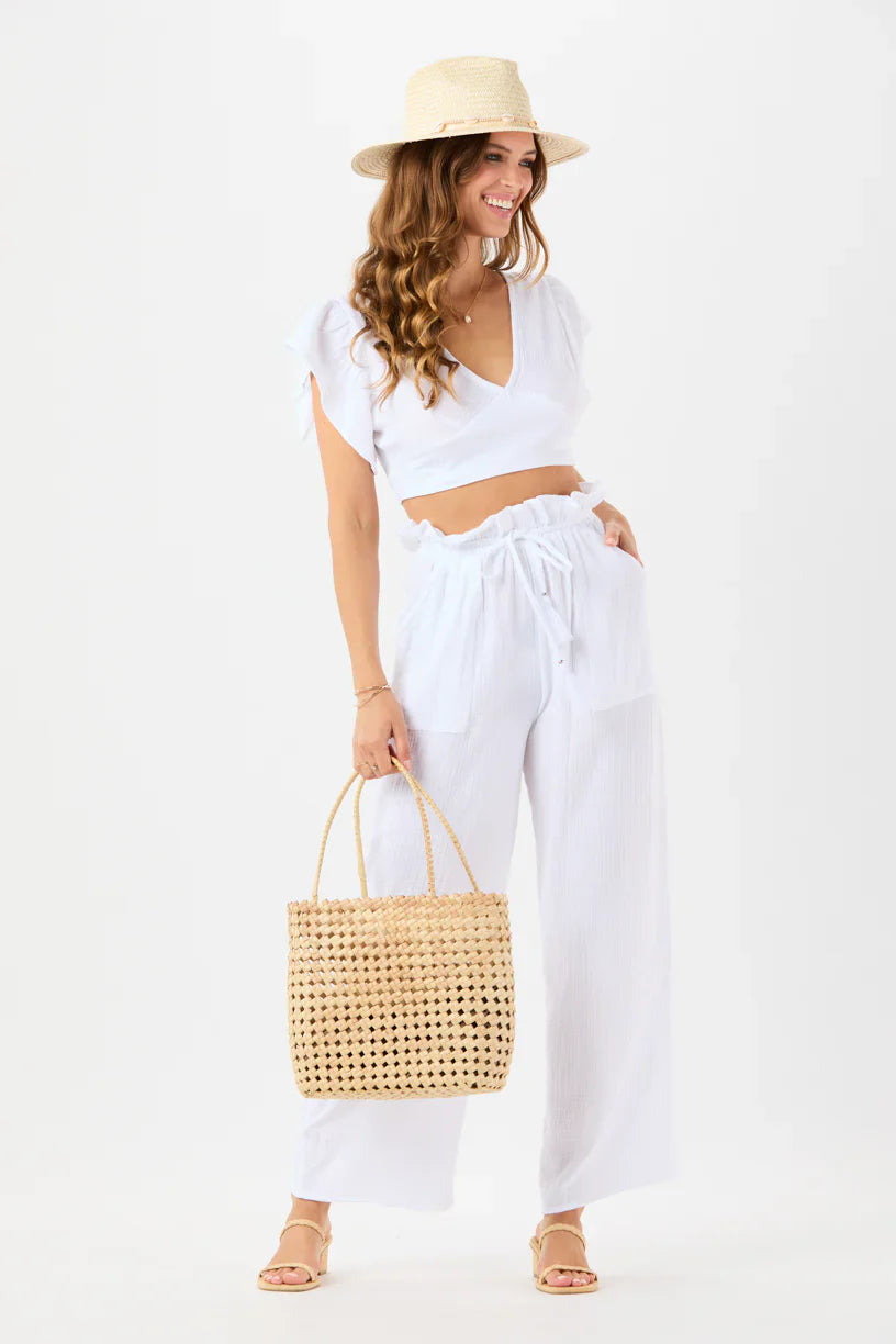 Tiare Hawaii Tristan Top - White