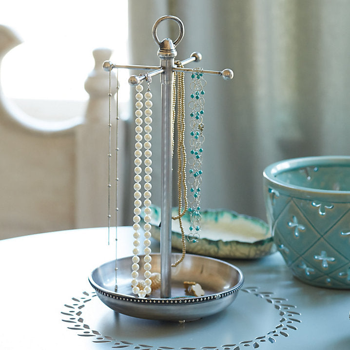 Ballard Designs Sophia Jewelry Dish & Necklace Stand - Jewelry Dish