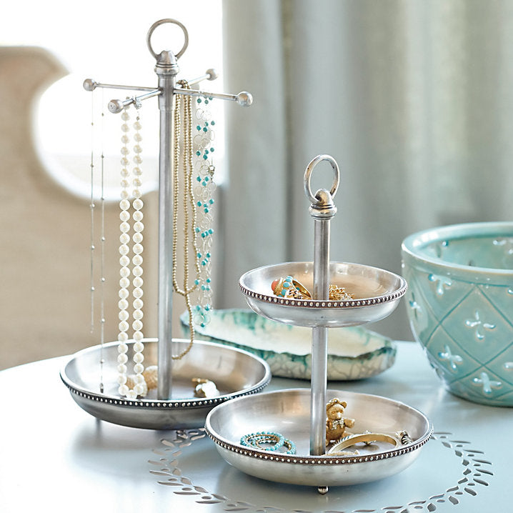 Ballard Designs Sophia Jewelry Dish & Necklace Stand - Jewelry Dish