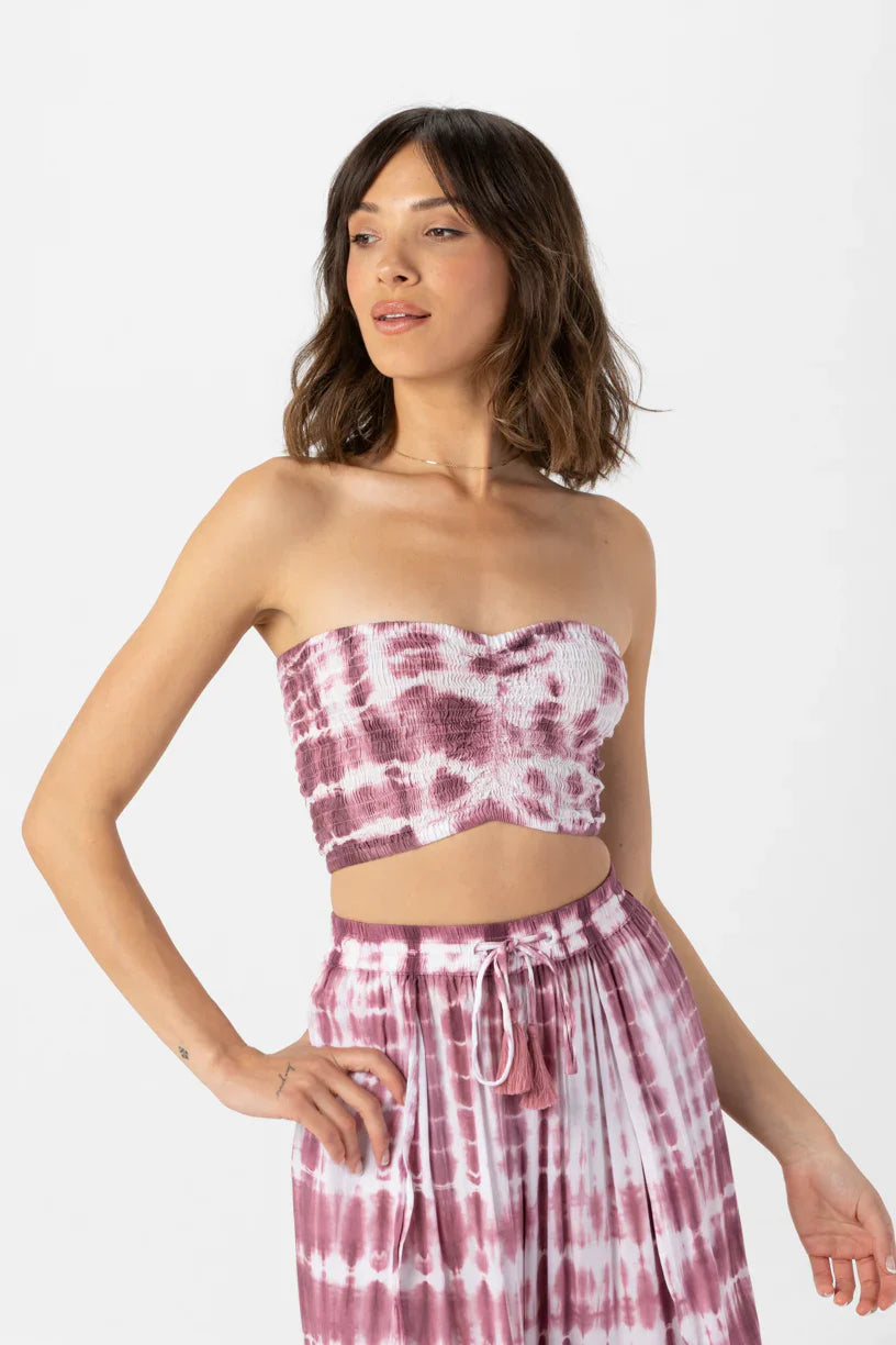 Tiare Hawaii Hollie Crop Top Sleeveless - Sabia Quartz