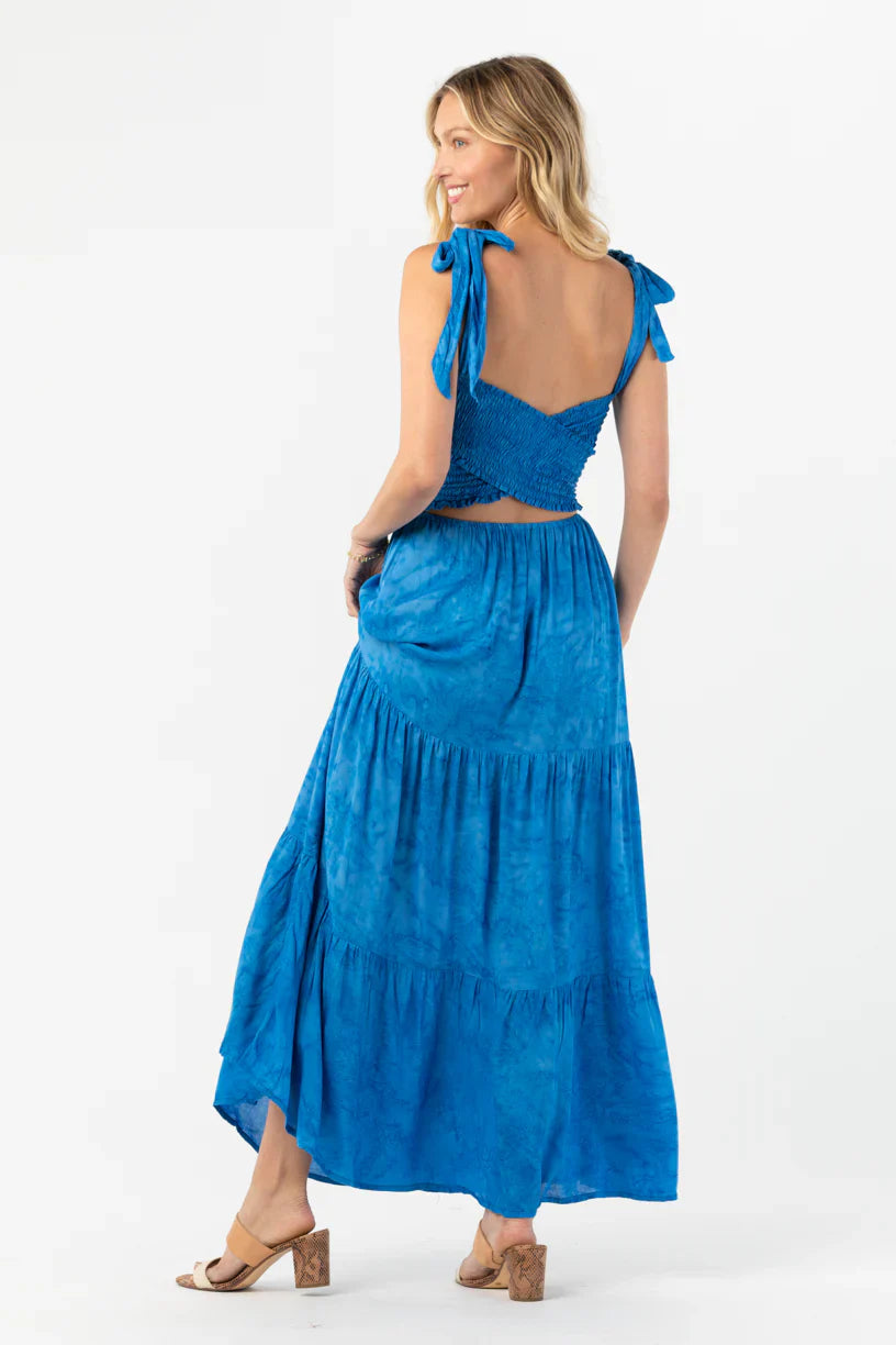 Tiare Hawaii Waverly Maxi Dress - Batik Salt Pacific