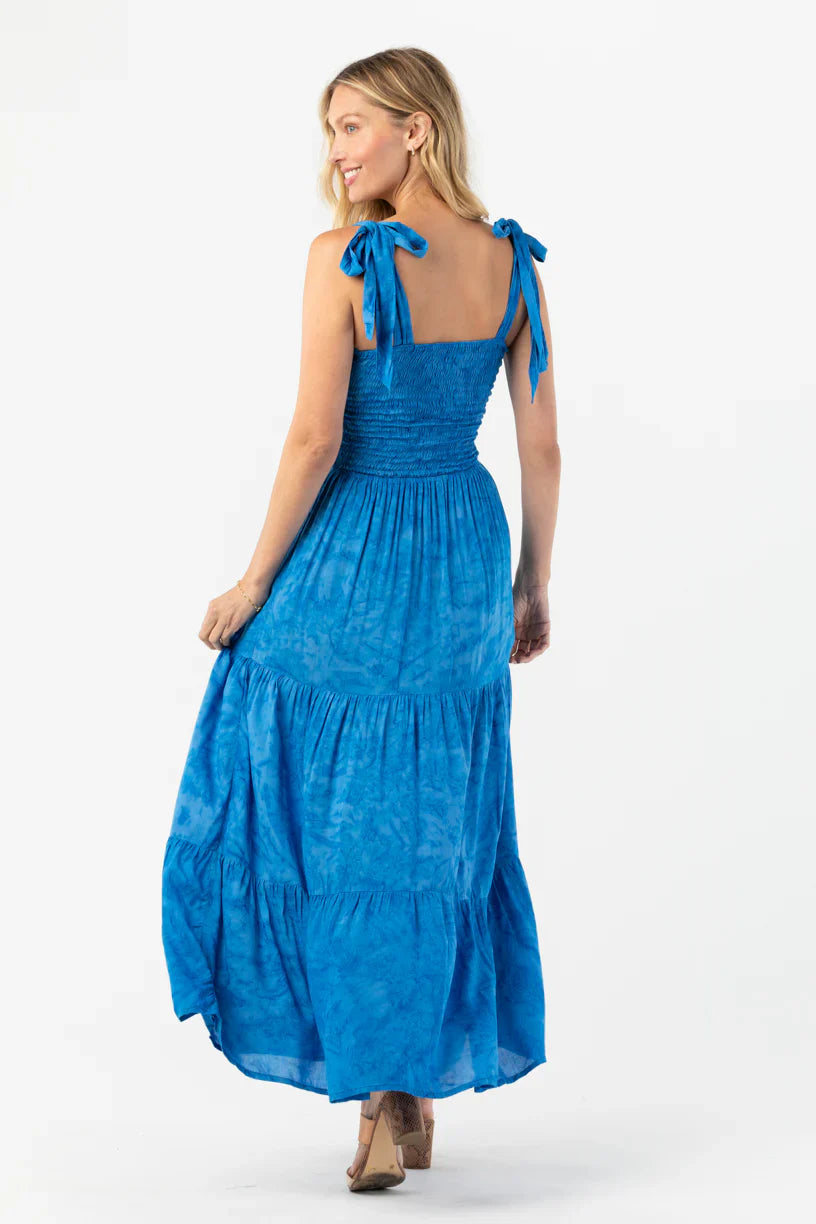 Tiare Hawaii Waverly Maxi Dress - Batik Salt Pacific