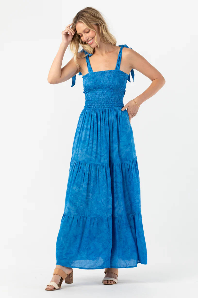 Tiare Hawaii Waverly Maxi Dress - Batik Salt Pacific