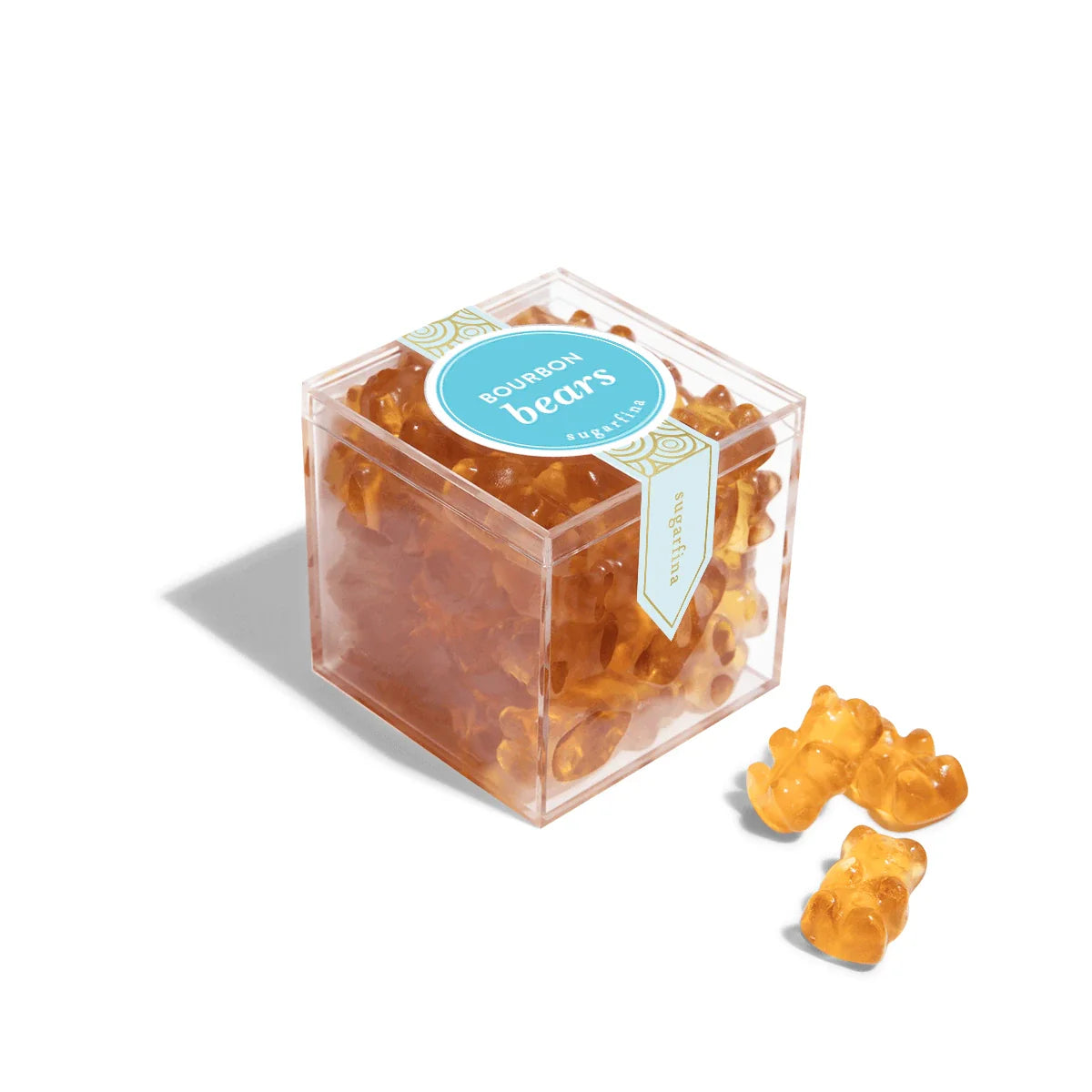 Sugarfina Bourbon Bears Gummy - Small Candy Cube (x4)