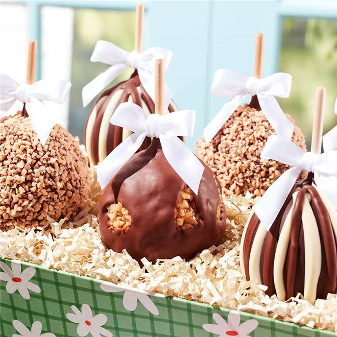 Mrs Prindables Daisy Caramel Apple Gift Tray