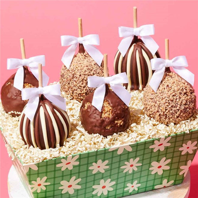 Mrs Prindables Daisy Caramel Apple Gift Tray