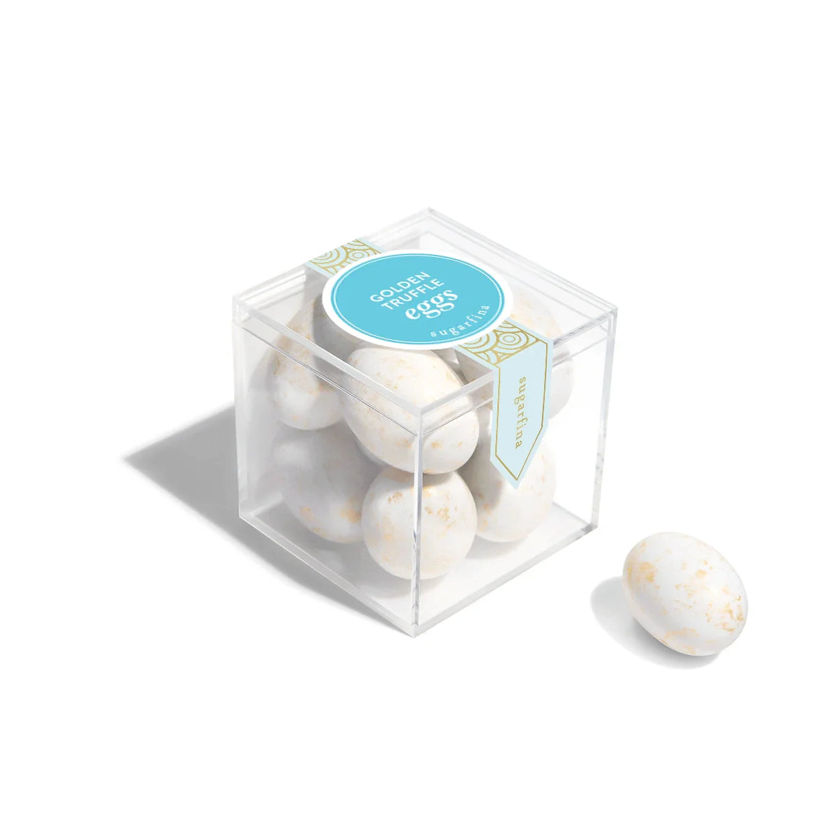 Sugarfina Golden Truffle Milk Chocolate Eggs - Small Candy Cube (x4)