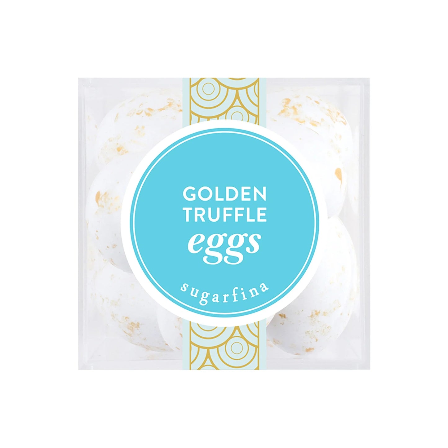 Sugarfina Golden Truffle Milk Chocolate Eggs - Small Candy Cube (x4)