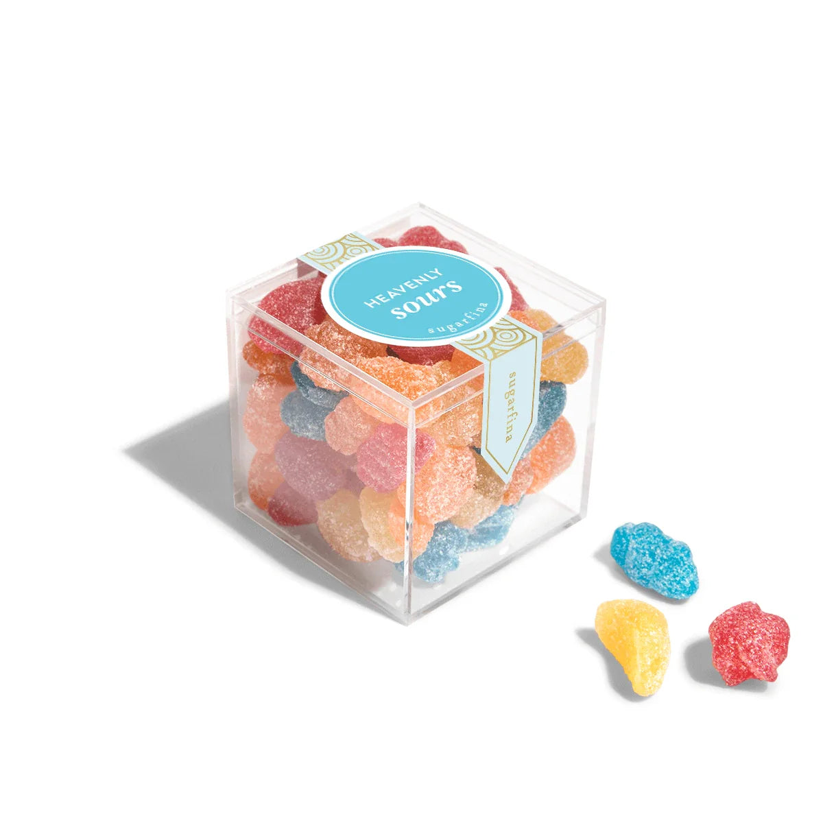 Sugarfina Heavenly Sours Gummy - Small Candy Cube (x4)