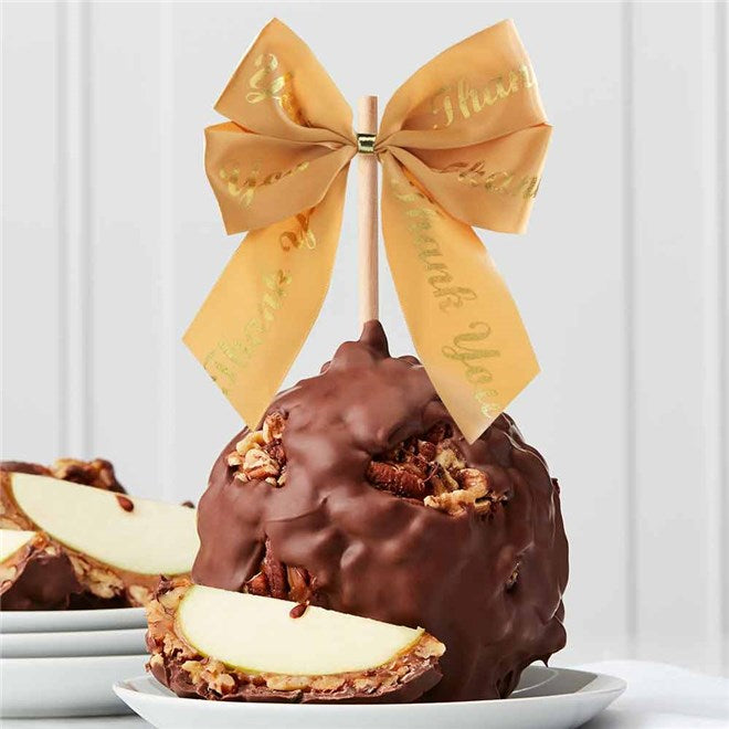 Mrs Prindables Milk Chocolate Walnut Pecan Thank You Jumbo Caramel Apple