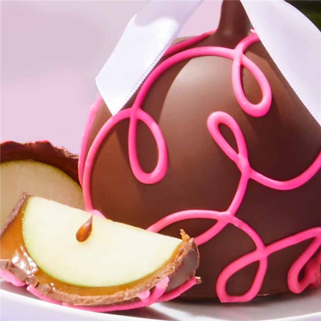 Mrs Prindables Springtime Swirls Caramel Apple 4-Pack