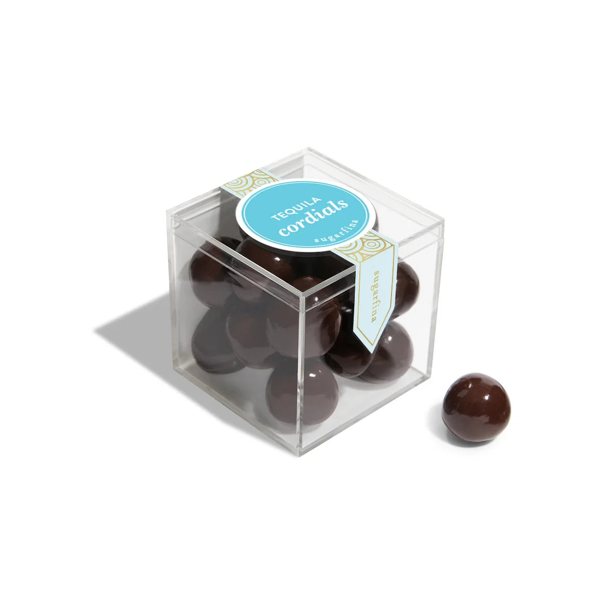 Sugarfina Tequila Cordials Dark Chocolate - Small Candy Cube (x4)