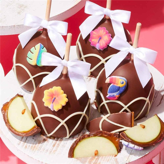 Mrs Prindables Tropical Delight Caramel Apple 4-Pack