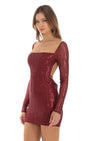 Lucy in the Sky Sequin Long Sleeve Bodycon Dress