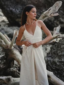 The Handloom Sage Maxi Dress