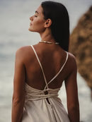 The Handloom Sage Maxi Dress