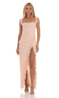 Lucy in the Sky Chiffon Ruffle Dress