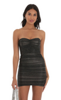 Lucy in the Sky Mesh Corset Dress