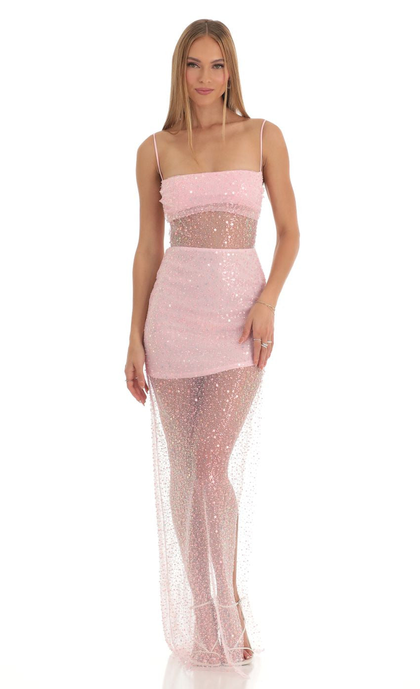 Lucy in the Sky Sequin Maxi Dress