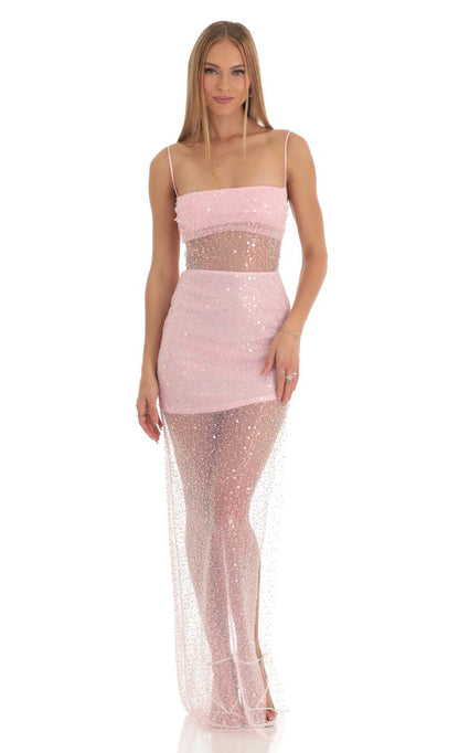 Lucy in the Sky Sequin Maxi Dress