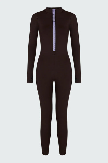 Watskin Sunwear Lois Catsuit in Mocha