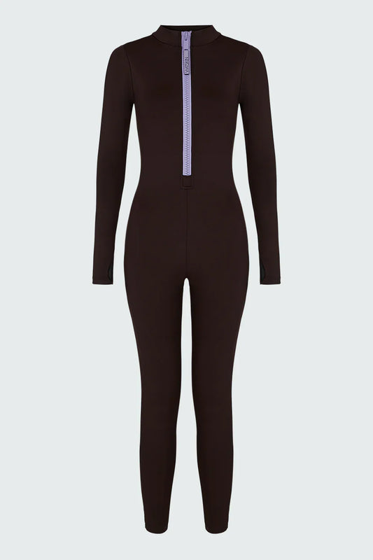 Watskin Sunwear Lois Catsuit in Mocha