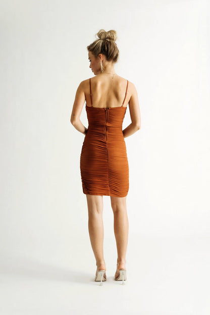 Tobi Keep It Up Ruched Bodycon Mini Dress
