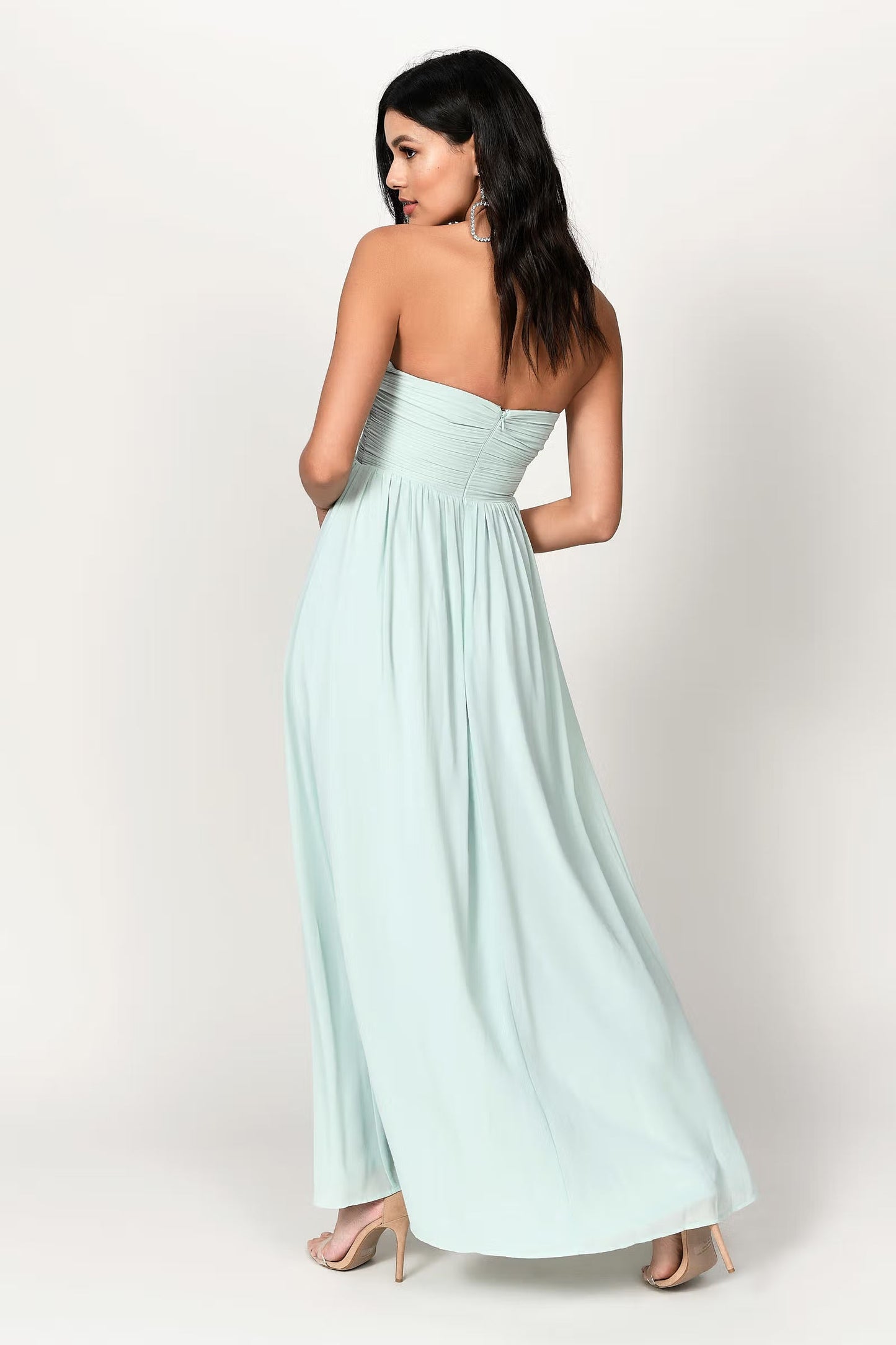 Tobi Go Glam Sweetheart Surplice Maxi Dress