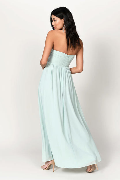 Tobi Go Glam Sweetheart Surplice Maxi Dress