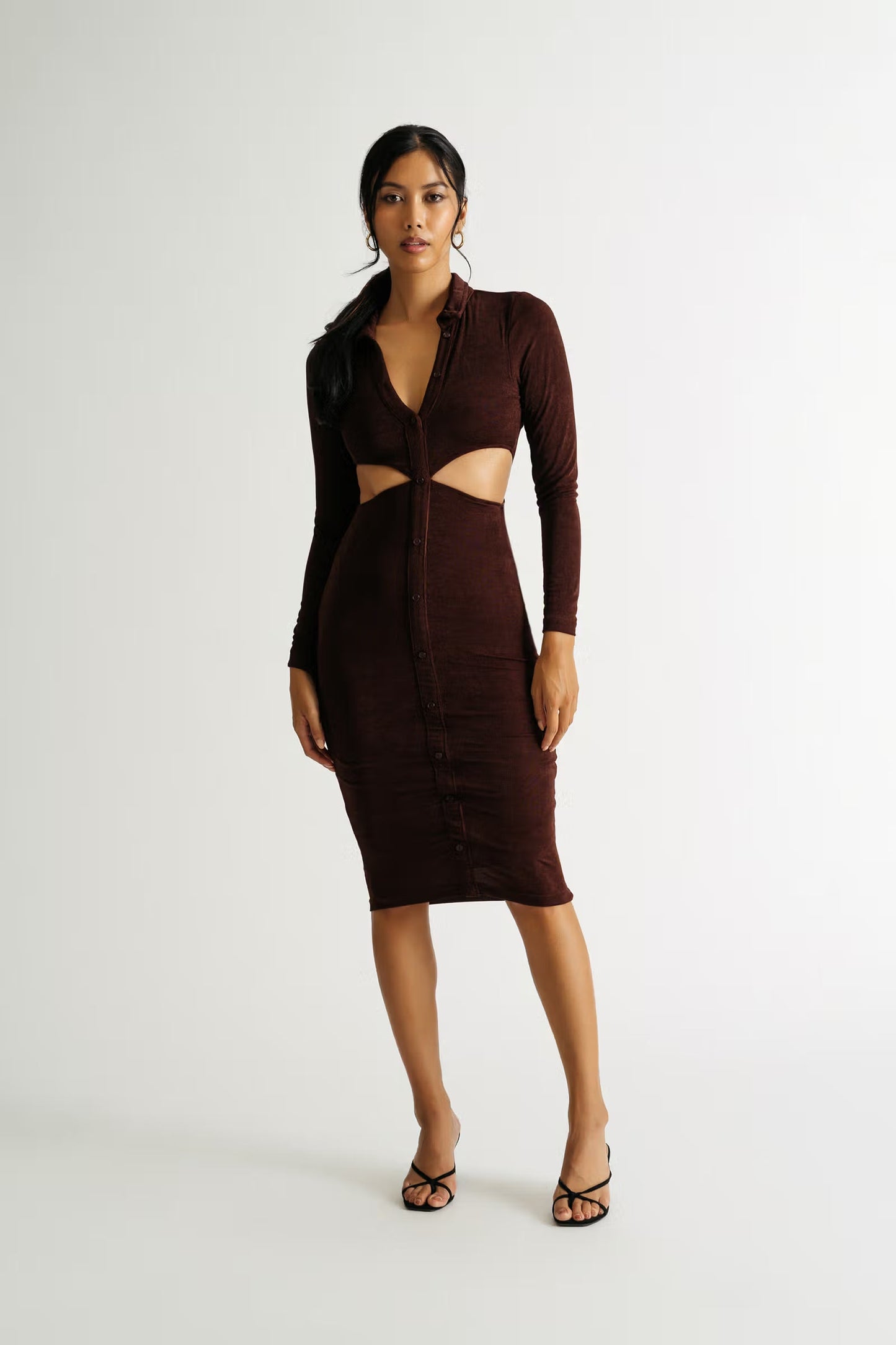 Tobi Real Feelings Cutout Bodycon Midi Dress