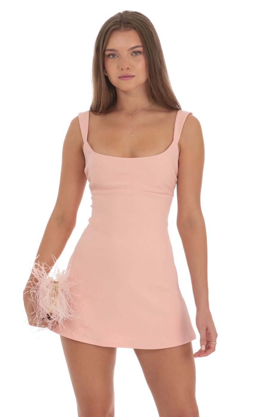 Lucy in the Sky Wide Strap Flare Dress