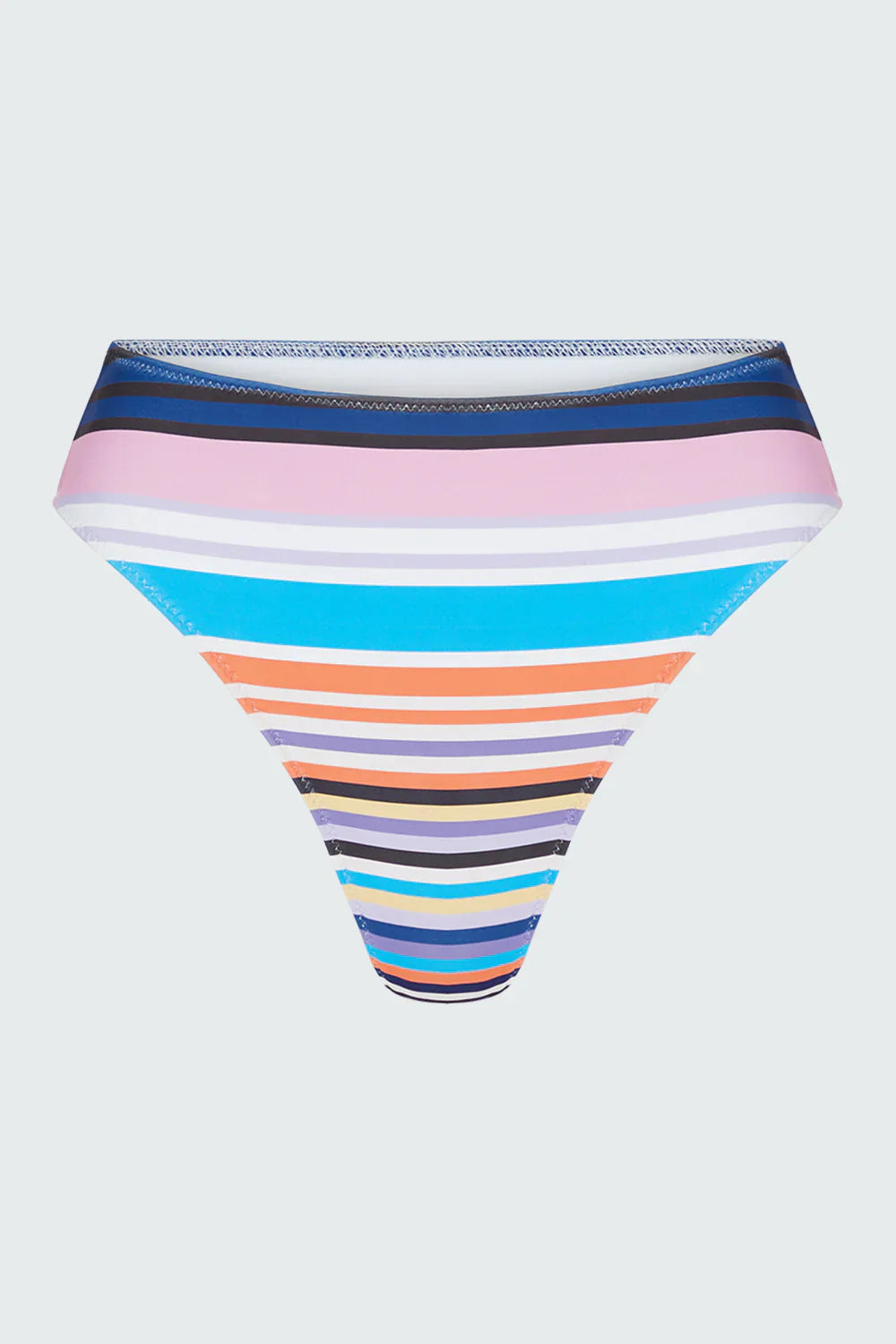 Watskin Sunwear Belle Bikini Bottom in Variegated Stripe