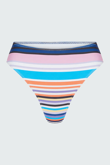 Watskin Sunwear Belle Bikini Bottom in Variegated Stripe
