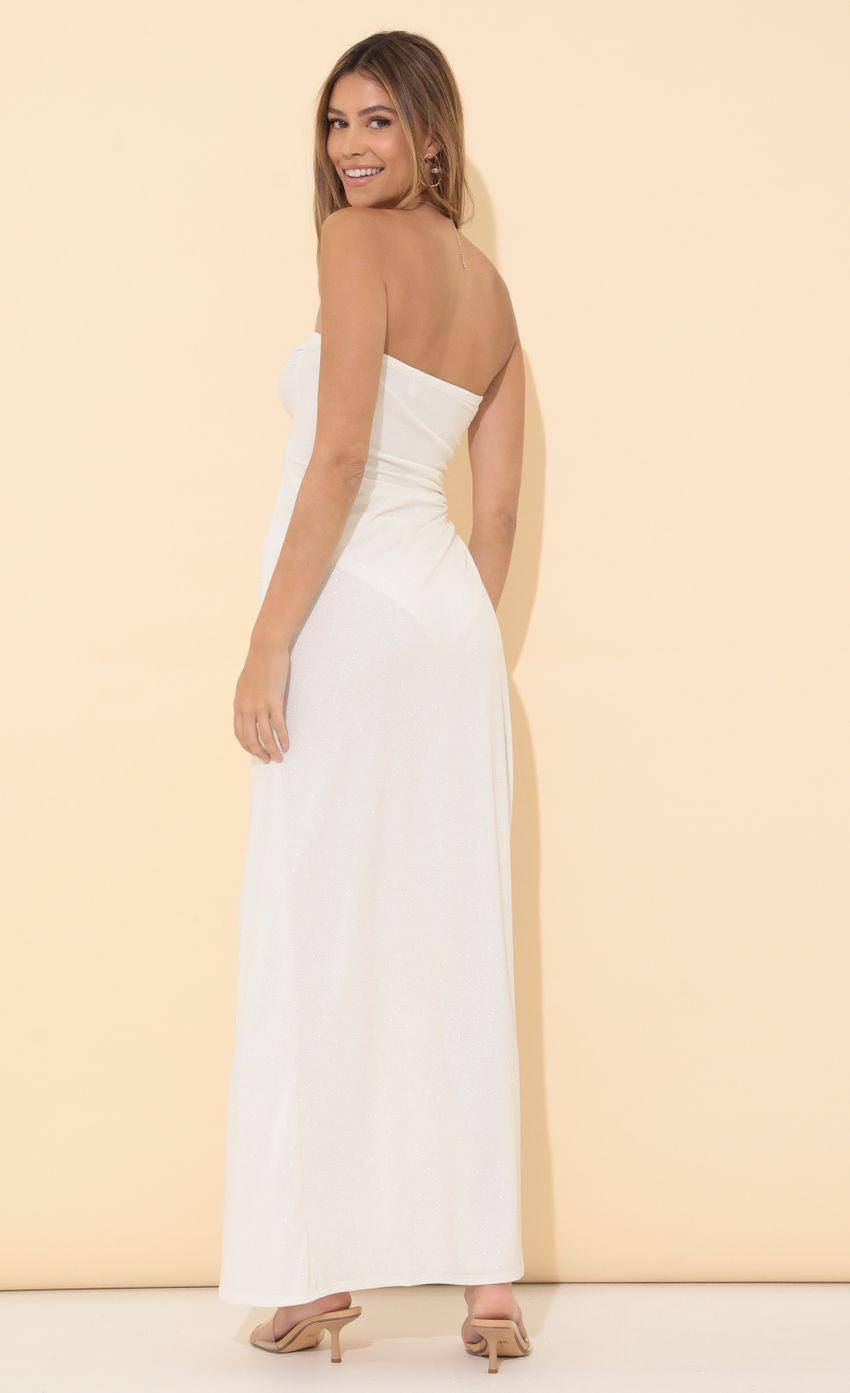 Lucy in the Sky Strapless Maxi Dress