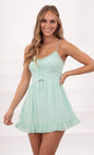 Lucy in the Sky Chiffon Mini Dress