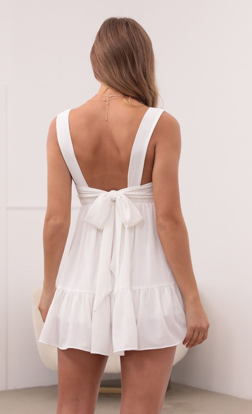 Lucy in the Sky Square Neckline Dress
