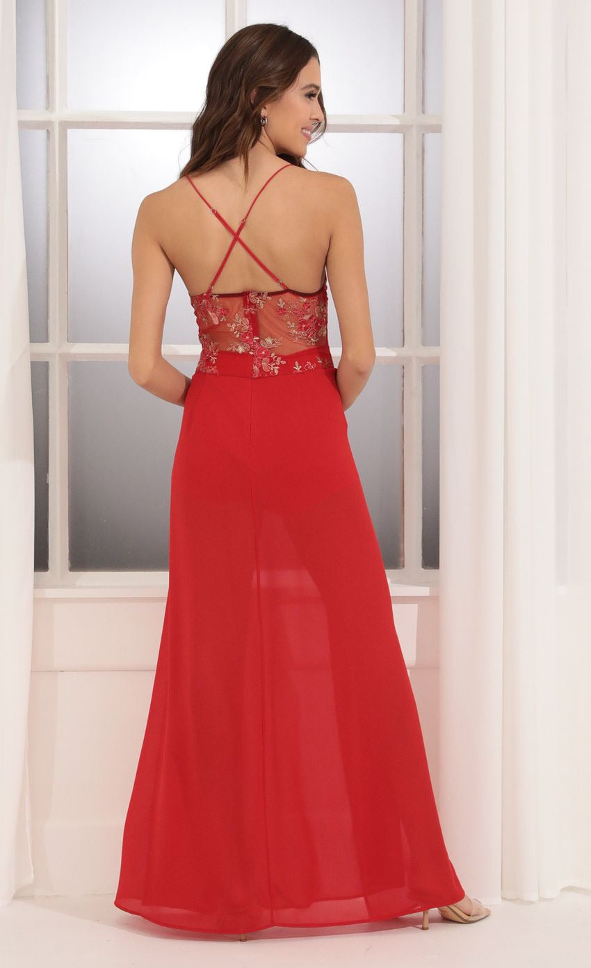 Lucy in the Sky Lace Maxi Dress