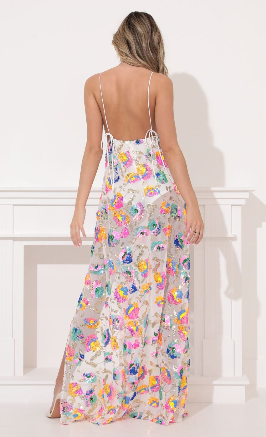 Lucy in the Sky Sequin Maxi Dress 1