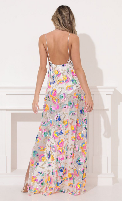 Lucy in the Sky Sequin Maxi Dress 1