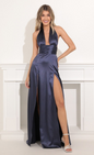 Lucy in the Sky Maxi Satin Dress