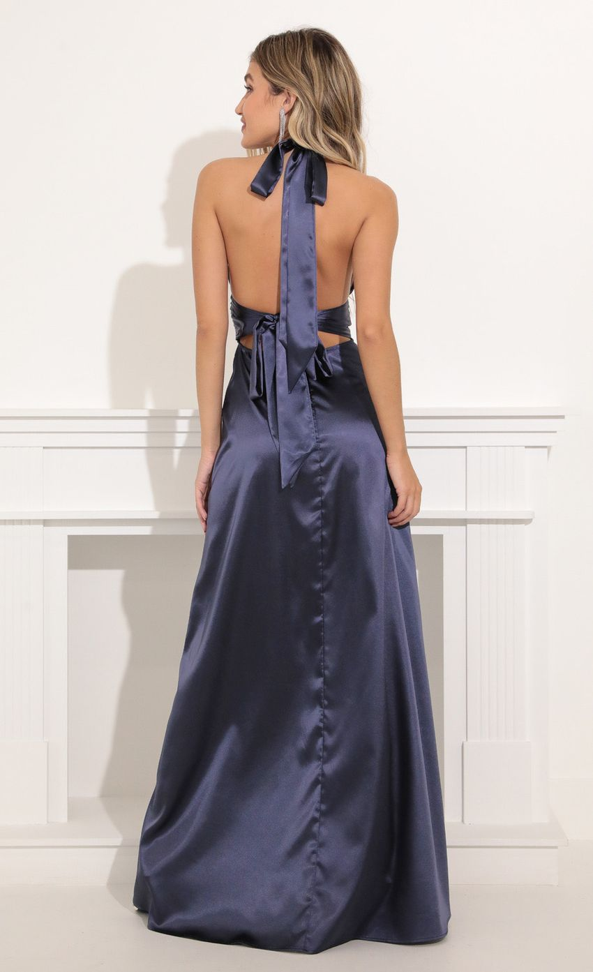 Lucy in the Sky Maxi Satin Dress