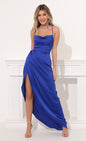 Lucy in the Sky Satin Luxe Maxi