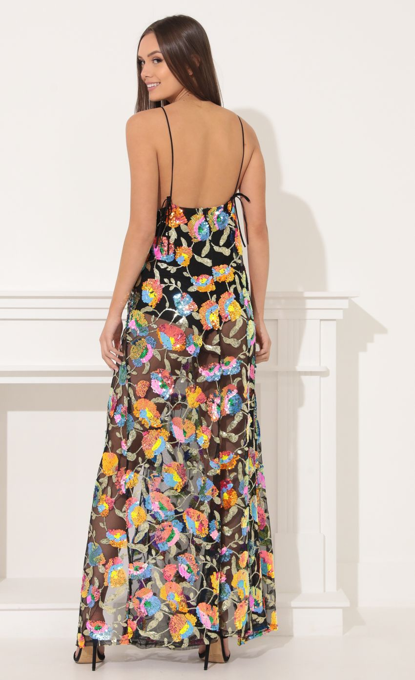 Lucy in the Sky Sequin Maxi Dress 1