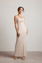 Tobi No Problem Ribbed Cutout Maxi Dress