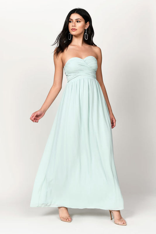 Tobi Go Glam Sweetheart Surplice Maxi Dress