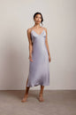Tobi Show Up Satin Cami Midi Dress