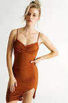 Tobi Keep It Up Ruched Bodycon Mini Dress