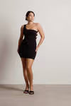 Tobi Bettina One Shoulder Open Back Mini Dress x2