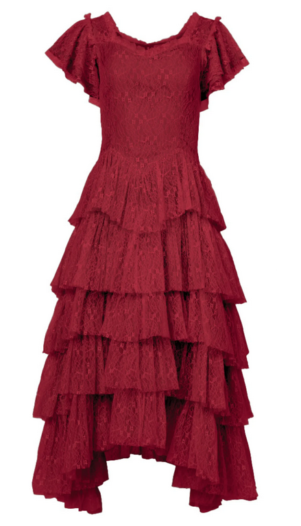 JessaKae Mia Dress - Burgundy