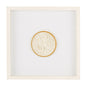 Ballard Designs Valenti Framed Intaglio Art - Natural